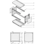 SCHROFF RATIOPAC AIR 193/4U 84HP 315D - accesorio para rack - 4 U