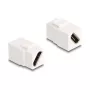 Módulo Keystone DeLOCK HDMI conector hembra a conector hembra diagonal 8K 60 Hz blanco