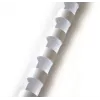 Espirales de encuadernación Forpus 8 mm, (100 uds.), blanco