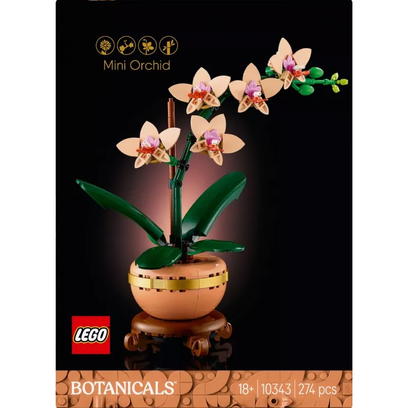 LEGO ICONS 10343 The Botanical Collection - Mini orquídea