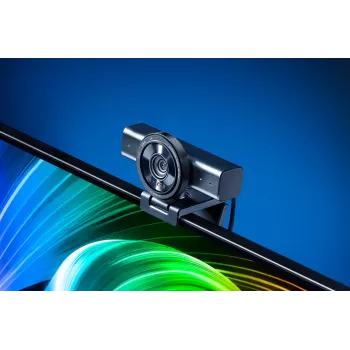 Razer | Webcam | Kiyo V2 | MJPEG hasta 4K 30 FPS, 1080p 60 FPS, YUY2 hasta 4K 15 FPS, 1080p 60 FPS, NV12 hasta 4K 20 FPS, 1080p 60 FPS