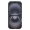 Funda protectora Nillkin para iPhone 16 Plus Super Frosted Pro — negra, carcasa rígida delgada