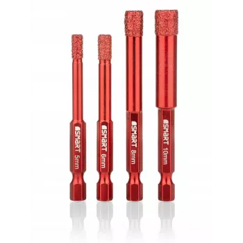 Protección para sierra de corona Smart365 5–10 mm, HEX, 4 piezas