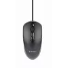 Gembird KBS-UO4-01 teclado ratón incluido Office USB QWERTY inglés de EE. UU. negro