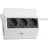 Brennenstuhl 1150070, 3 m, 3 salidas de corriente, para interior, IP20, antracita, blanco, 16 A