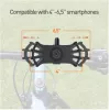 Soporte para móvil de bicicleta Tellur BPH100 negro – soporte de manillar para smartphones, ajustable