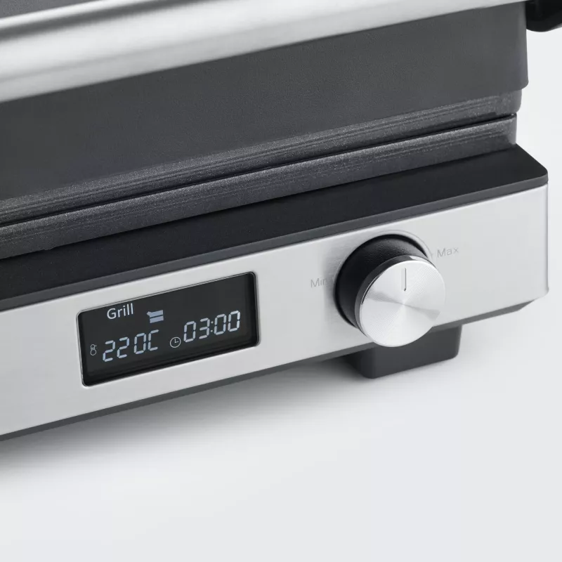 Parrilla de contacto Severin KG 2380 Negro Plata 2000W Acero inoxidable