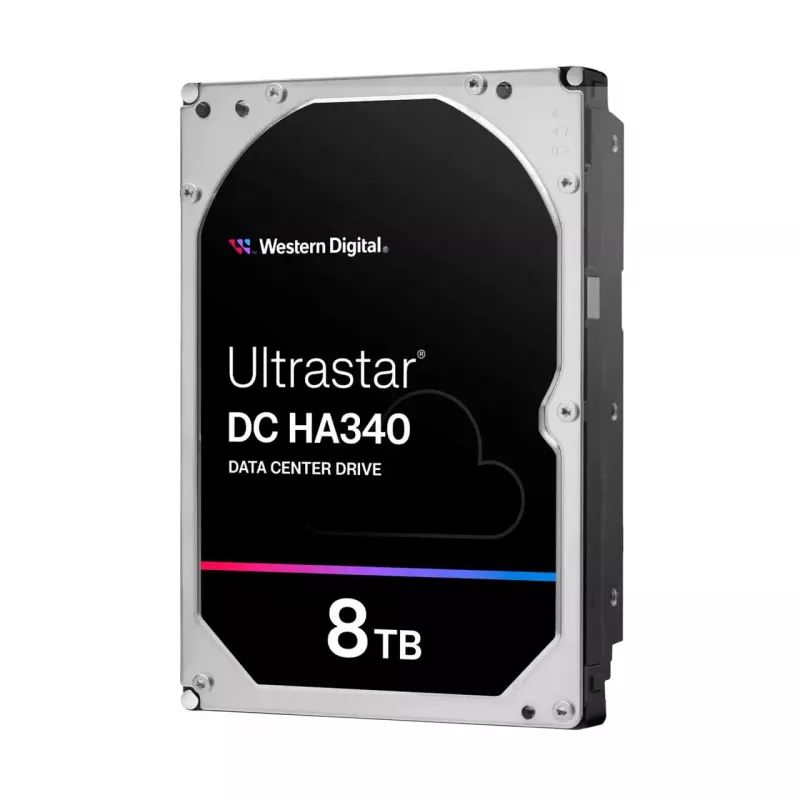 WD Ultrastar DC HA340 WUS721208BLE6L4 - Disco duro - centro de datos - 8TB - interno - 3,5 (8,9 cm) - SATA 6Gb/s - 7200 rpm - Búfer: 256MB (0B47078)