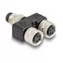 Divisor de cables DeLOCK 60577 negro PVC M8 22 mm 24 mm 10 mm