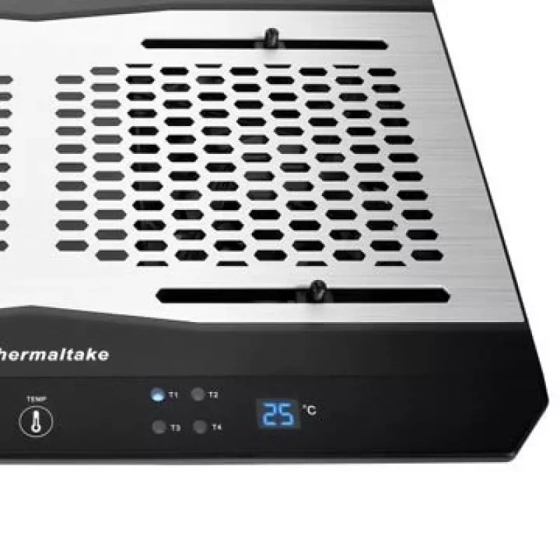 Thermaltake Massive TM Base refrigerante para portátil, 2 ventiladores de 120 mm, CL-N002-PL12BL-A