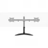 HAGOR HA FS - set de montaje (soporte de mesa) - para 2 pantallas LCD - negro - tamaño de pantalla: 38-68 cm (15-27