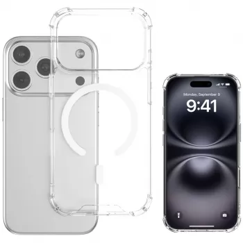 Funda híbrida 4smarts Ibiza para Apple iPhone 17 Pro compatible con MagSafe