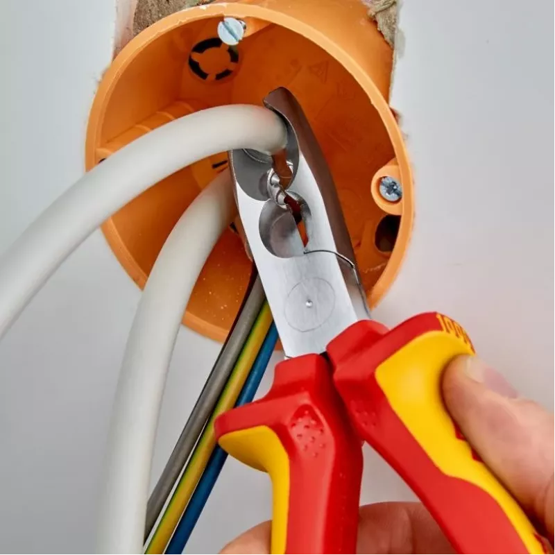 Alicates pelacables Knipex 13 46 165 rojo, amarillo