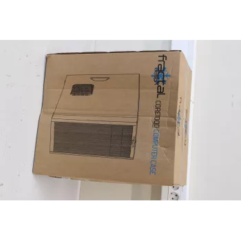 Carcasa Fractal Design Core 1000 USB 3.0 Negra Micro ATX — embalaje dañado, fuente de alimentación no incluida