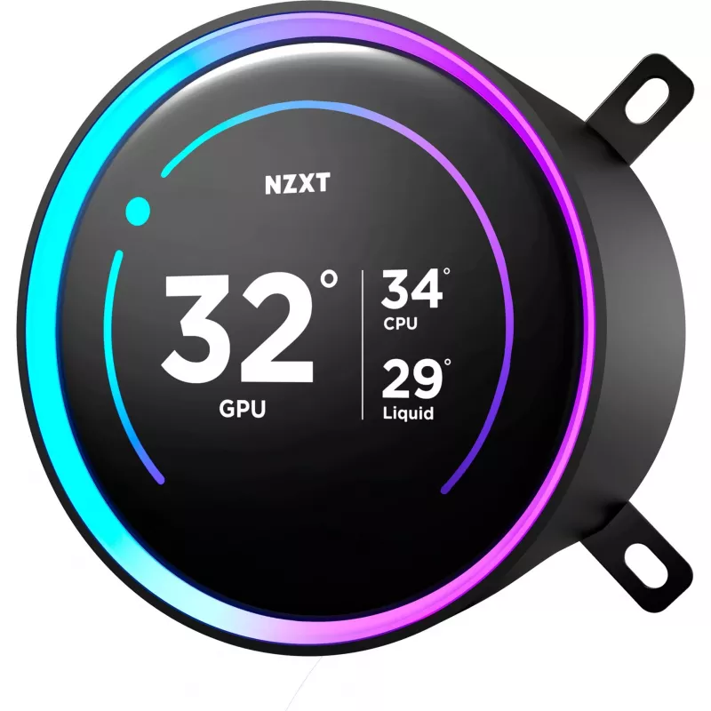 NZXT Kraken Elite 360 RGB refrigeración líquida todo en uno para procesador 12 cm negro 1 ud.
