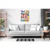 Set de pintura sobre lienzo Ravensburger CreArt Canvas Edition: Casas coloridas, modelo 25527