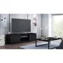 Mueble TV Topeshop RTV140 CZARNY con 2 estantes
