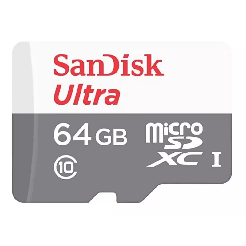 MicroSDXC SanDisk 64GB Clase 10 UHS-I SDSQUNR-064G-GN3MN