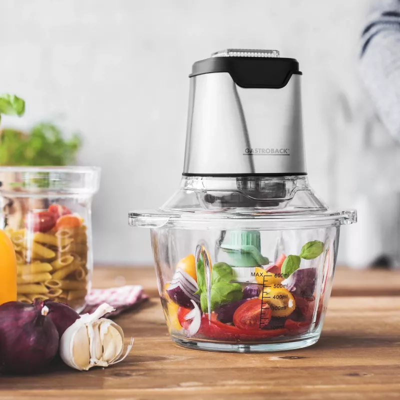 Picadora eléctrica Gastroback Design Mini Chopper Plus