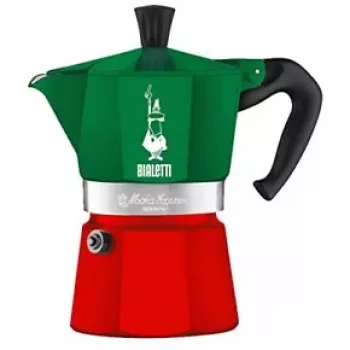 Cafetera moka Bialetti 0005322 cafetera manual 0,13 L Verde Rojo