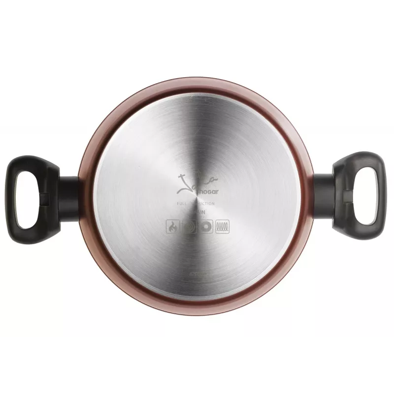 Olla sopera JATA CF922 2,6 L rojo aluminio