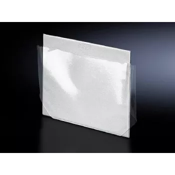 Cubierta de carcasa Rittal SZ 2512.000, transparente/blanco, placa de protección de una pieza