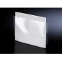 Cubierta de carcasa Rittal SZ 2512.000, transparente/blanco, placa de protección de una pieza