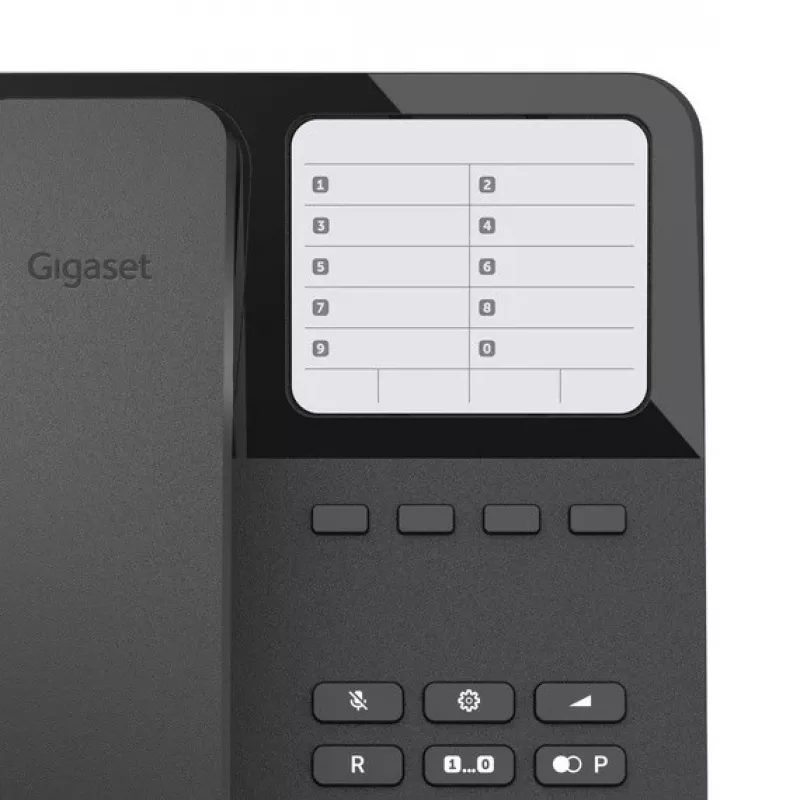Teléfono de sobremesa con cable Gigaset Desk400 — teléfono de sobremesa con cable, negro, modelo DESK 400