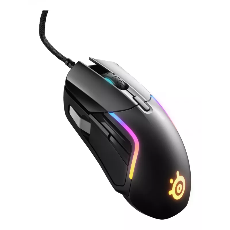 SteelSeries Rival 5 ratón gaming, negro, 18000 DPI, USB