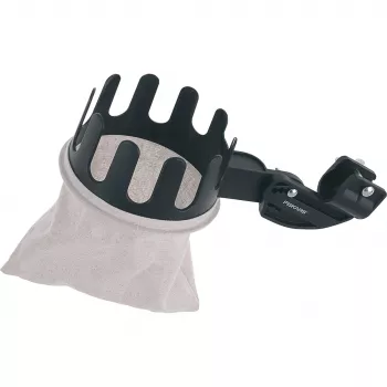 Recogedor de fruta Fiskars, longitud 290 mm, negro/blanco, plástico reforzado con fibra de vidrio y algodón (110970)