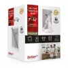 Barkan T71HL soporte de escritorio para tablet con cerradura 7–14 pulgadas, giratorio 360°, blanco