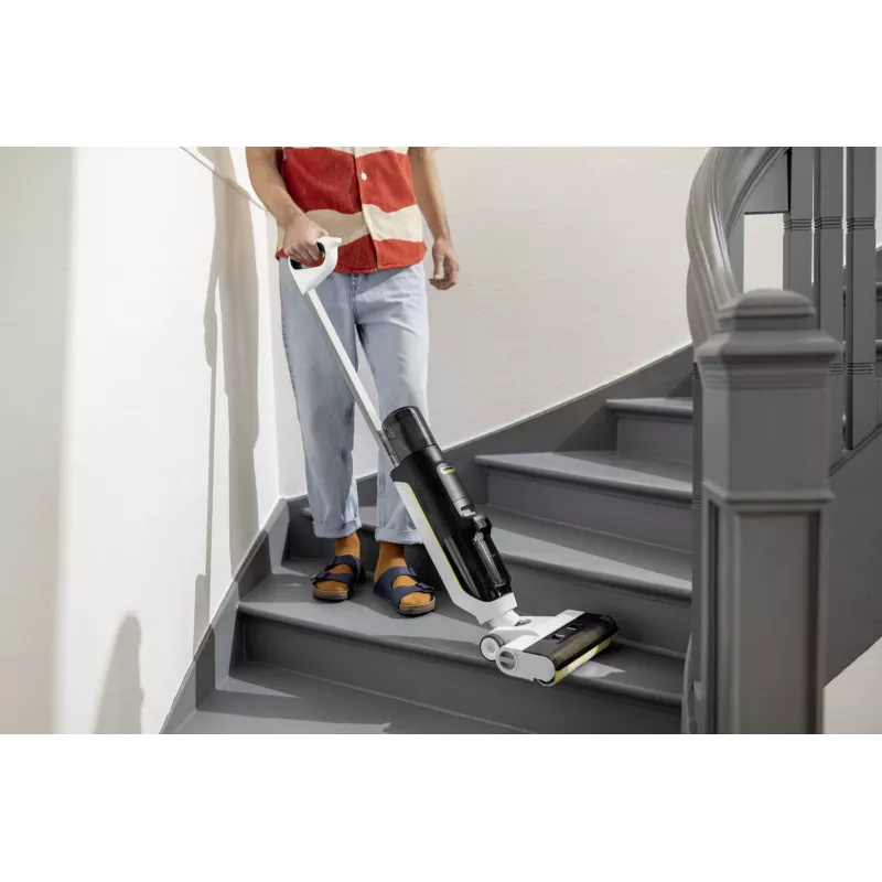 Limpiador de suelos 3 en 1 Karcher FCV 3 1.056-122.0 — en seco y en húmedo, 160 W, blanco