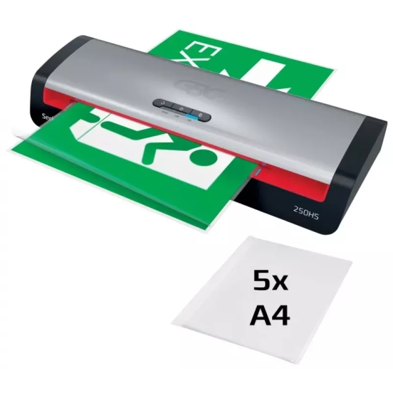Plastificadora gbc 4410071EU A4 sistema de 2 rodillos para plastificar tarjetas de crédito y documentos