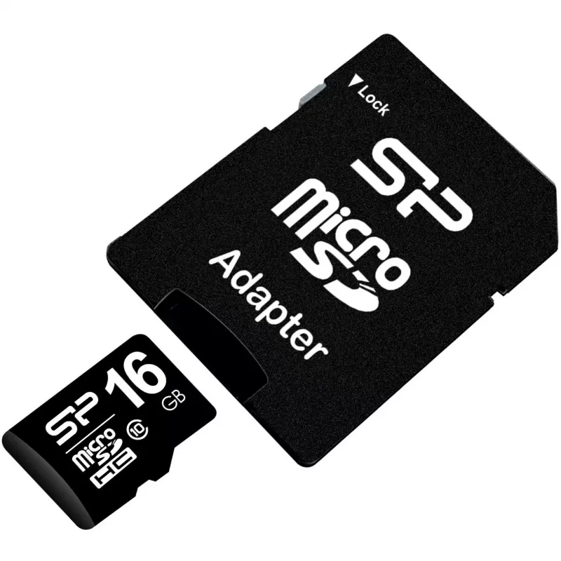 Tarjeta de memoria MicroSDHC Silicon Power 16GB Class 10 UHS-I U1 40 MB/s, sumergible, negra