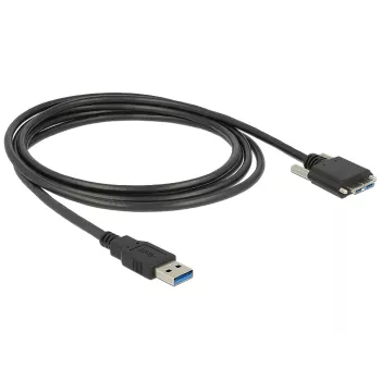 Cable USB DeLOCK 83599 USB 3.2 Gen 1 3 m USB A Micro-USB B negro