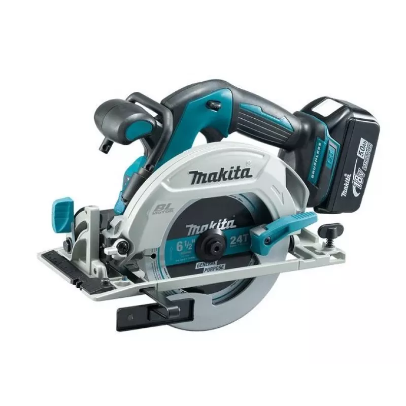 Makita DHS680RTJ Sierra circular 16,5 cm negro, gris, turquesa 5000 rpm