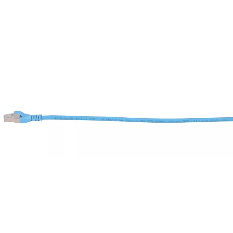 Latiguillo LAN Cat.6A S/FTP Extralink 2m, cable de red de cobre par trenzado 10Gbit/s