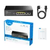 Switch de red Cudy GS1006P no gestionado Gigabit Ethernet 6 puertos PoE, 12 Gbit/s, 2048 MAC, negro