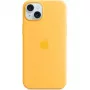 Apple iPhone 15 Plus funda de silicona con MagSafe, Sunshine, MWNF3ZM/A