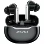 Auriculares Awei Bluetooth 5.3 T50 TWS estuche de carga /negro
