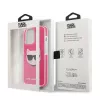 Karl Lagerfeld KLHCP13XTPECPI iPhone 13 Pro Max 6.7 funda rígida fucsia/FUSCHIA Choupette Head
