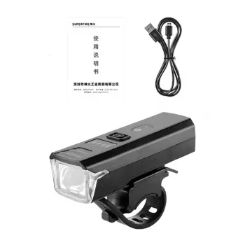Luz para bicicleta Superfire BL56-A — luz frontal LED recargable compacta