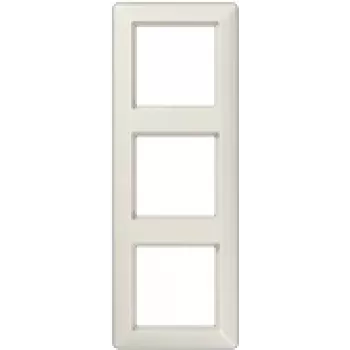 Placa de cubierta para interruptor/tomas JUNG AS 583 marfil – duroplástico, 80,5×222,5 mm