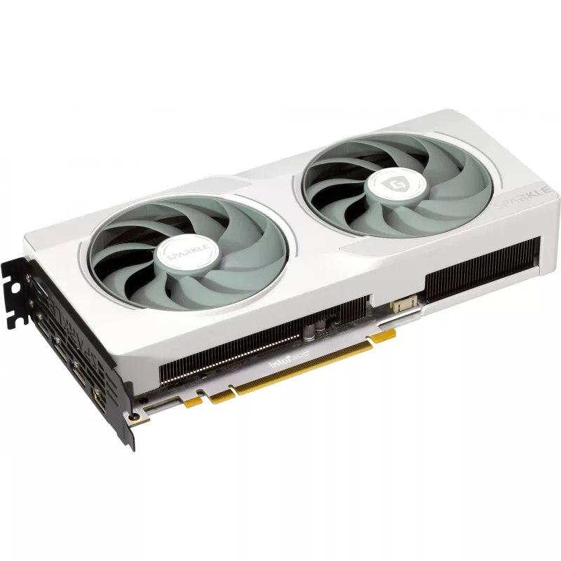 Sparkle Intel Arc B570 Guardian Luna OC SB570GW-10GOC tarjeta gráfica, 10 GB GDDR6, PCIe 4.0 x8, 160 bits, blanca