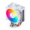 Disipador de CPU Jonsbo CR-1400E 92 mm ARGB blanco — ventilador de 92 mm, iluminación ARGB, acabado blanco