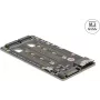 Convertidor DELOCK SFF-8654 8i a 2x SSD M.2 Key M NVMe, modelo 64295