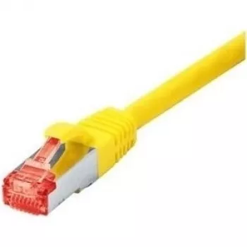 Tecline exertis Connect – Cable de red – RJ-45 (M) a RJ-45 (M) – 25 m – Cable SSTP – CAT 6 – libre de halógenos – amarillo (71525Y)