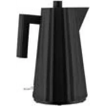 Alessi MDL06/1 B Plisse hervidor eléctrico 100 cl, negro (MDL06/1 B)
