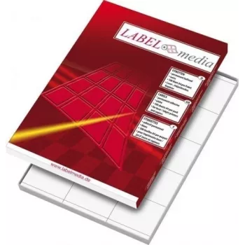 Etiquetas adhesivas LabelMedia, A4, blanco, 52,5x21,2 mm, (56) (100) 0707-764