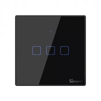 Interruptor inteligente WiFi + RF 433 Sonoff T3 EU TX (3 canales)